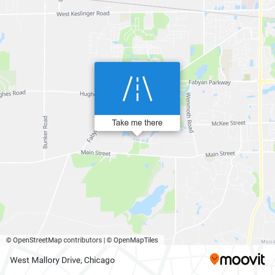 Mapa de West Mallory Drive
