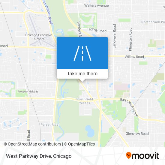 West Parkway Drive map