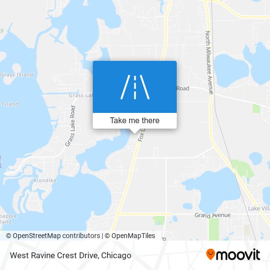 West Ravine Crest Drive map