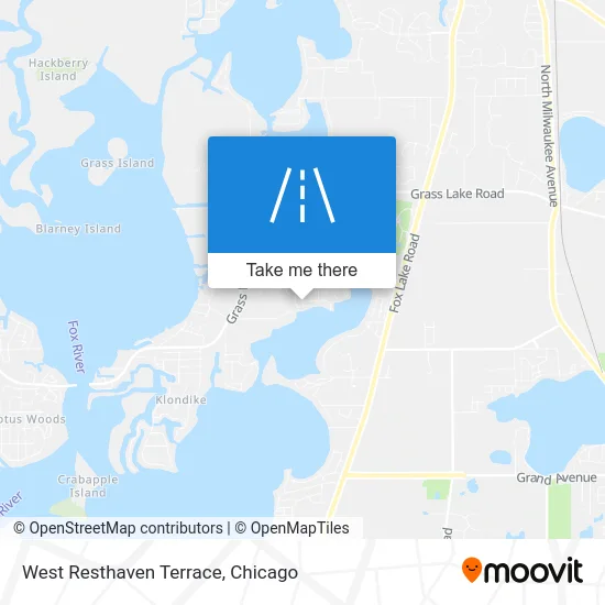 West Resthaven Terrace map