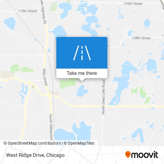 West Ridge Drive map