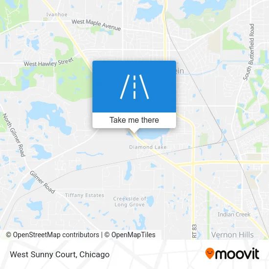 West Sunny Court map