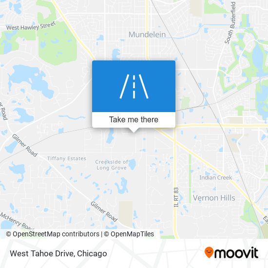 Mapa de West Tahoe Drive