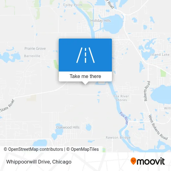 Whippoorwill Drive map
