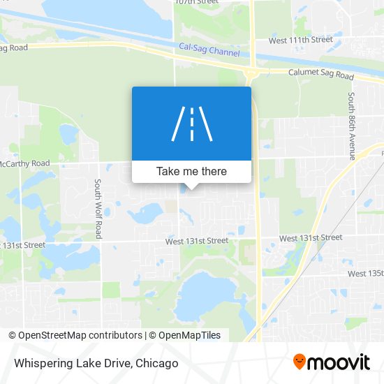 Whispering Lake Drive map