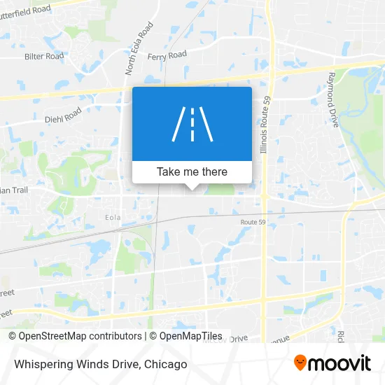 Whispering Winds Drive map