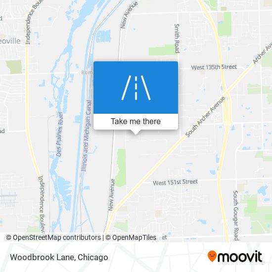 Woodbrook Lane map