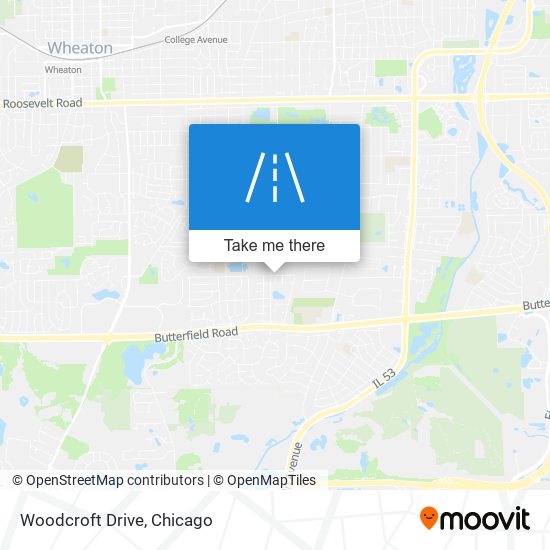 Woodcroft Drive map