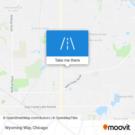 Wyoming Way map