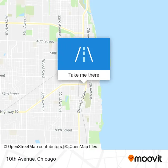 10th Avenue map
