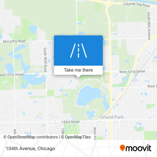 104th Avenue map