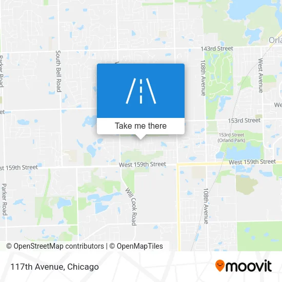 117th Avenue map