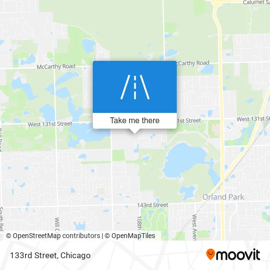 133rd Street map
