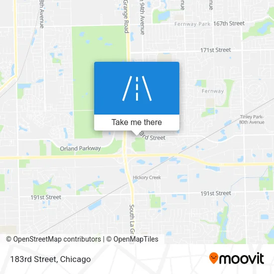 183rd Street map