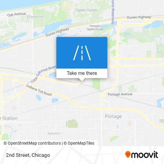 2nd Street map