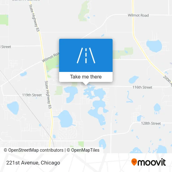 221st Avenue map