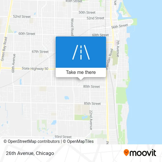 26th Avenue map