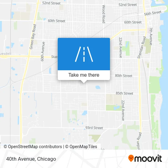 40th Avenue map