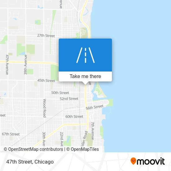 47th Street map