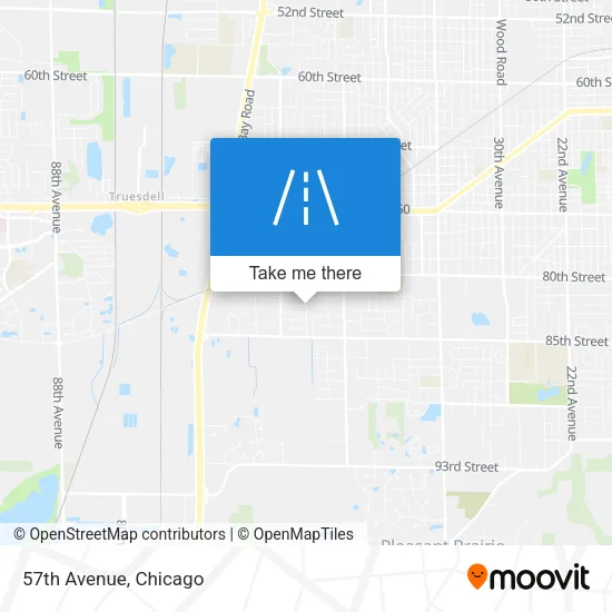 57th Avenue map