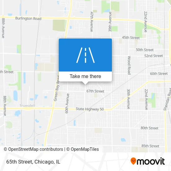 65th Street map