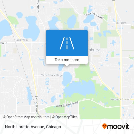 Mapa de North Loretto Avenue