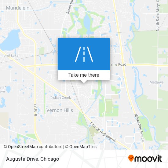 Augusta Drive map