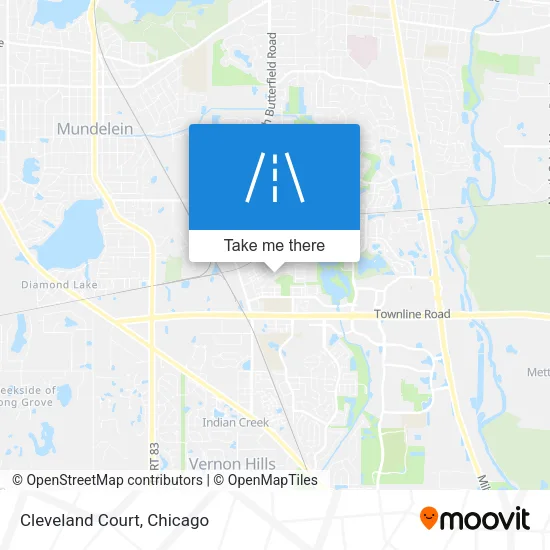 Cleveland Court map