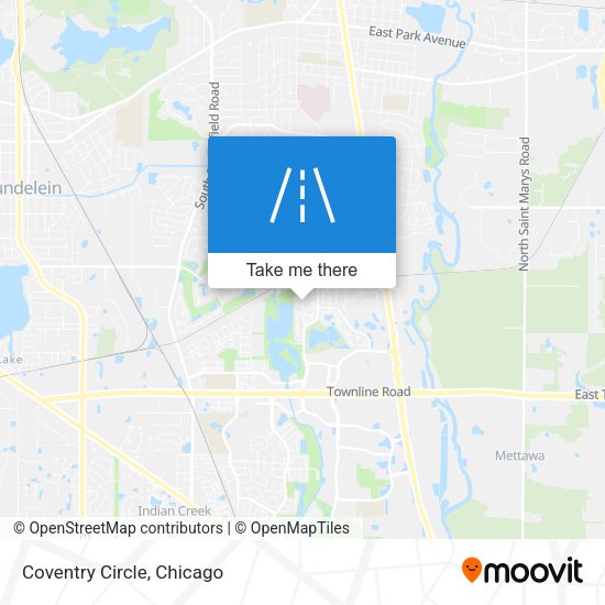 Mapa de Coventry Circle