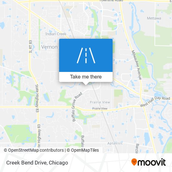 Mapa de Creek Bend Drive