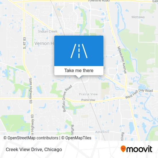 Creek View Drive map