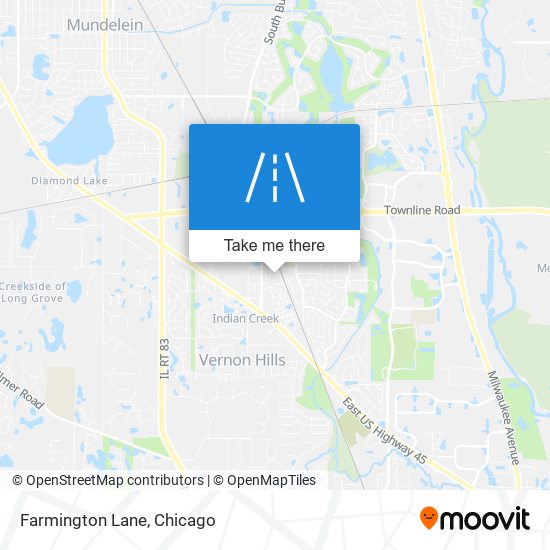 Farmington Lane map