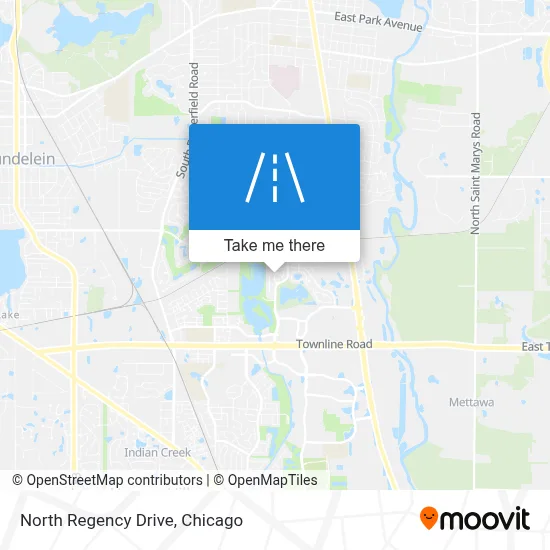 North Regency Drive map