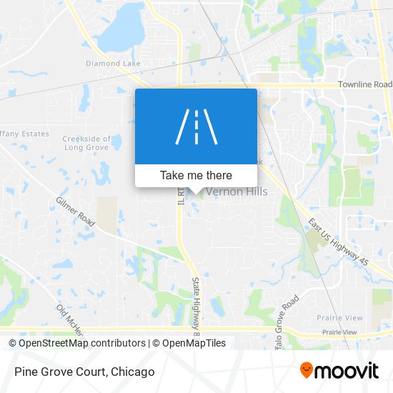 Pine Grove Court map