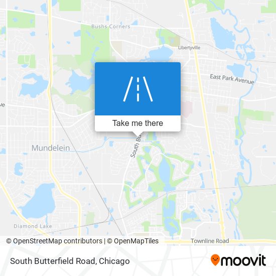 South Butterfield Road map