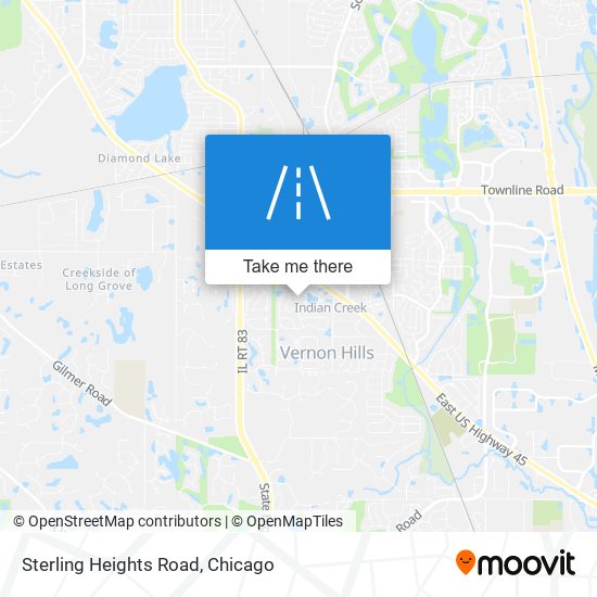 Sterling Heights Road map