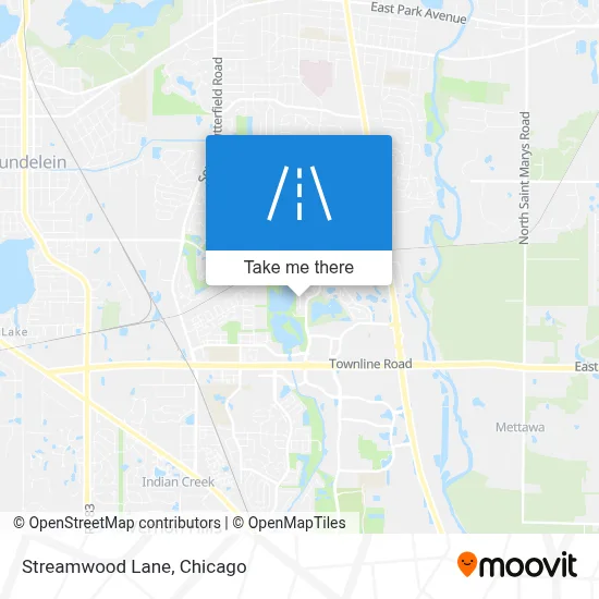 Streamwood Lane map