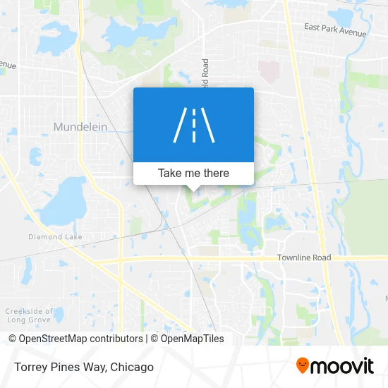 Torrey Pines Way map