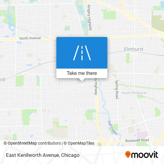 Mapa de East Kenilworth Avenue