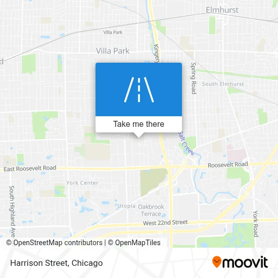 Harrison Street map