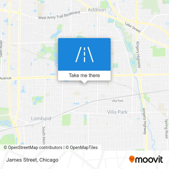 Mapa de James Street