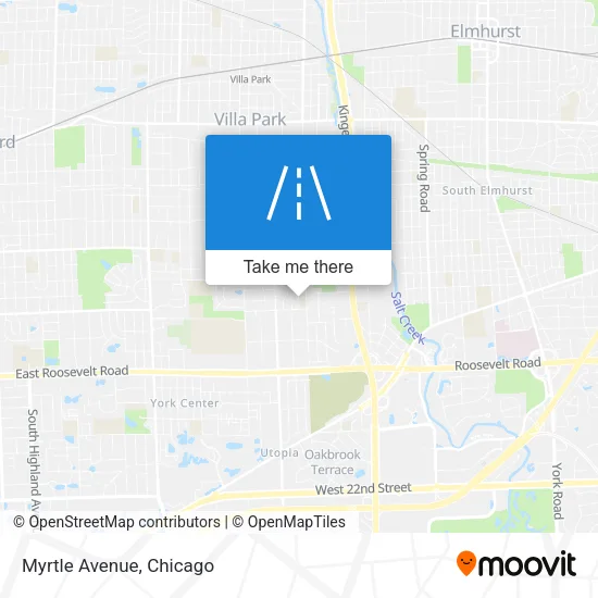 Myrtle Avenue map