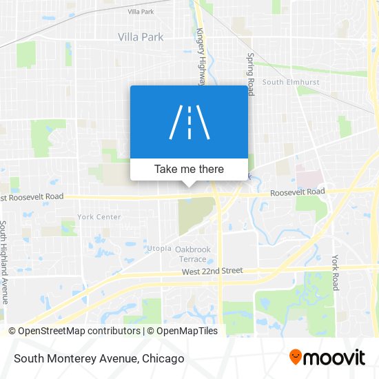 Mapa de South Monterey Avenue