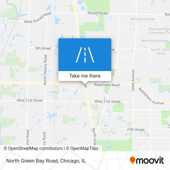 Mapa de North Green Bay Road
