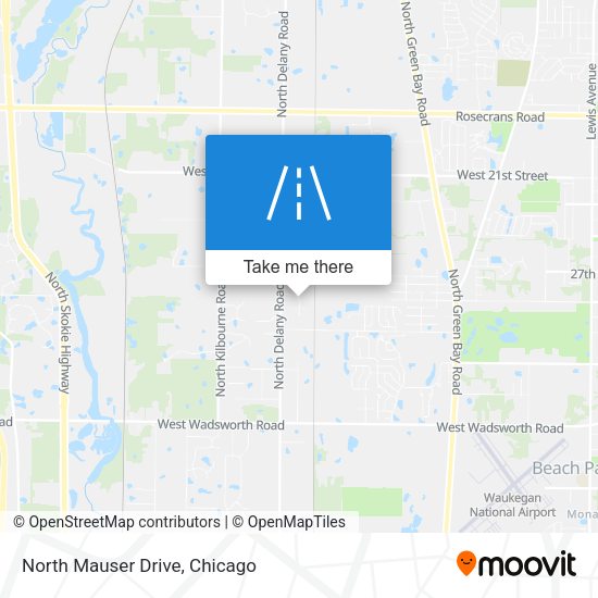 Mapa de North Mauser Drive