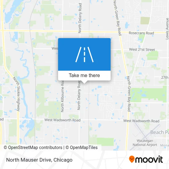 North Mauser Drive map