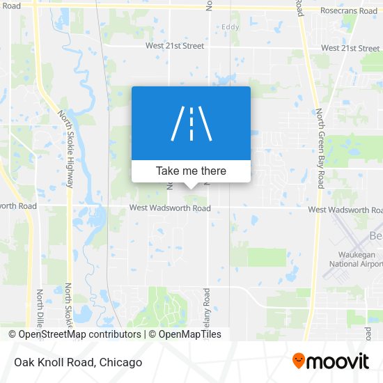 Mapa de Oak Knoll Road