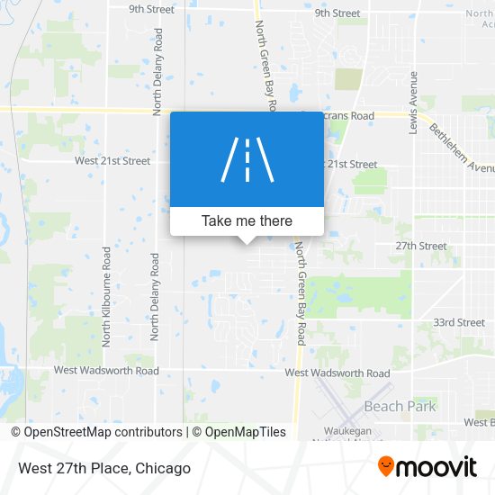 Mapa de West 27th Place