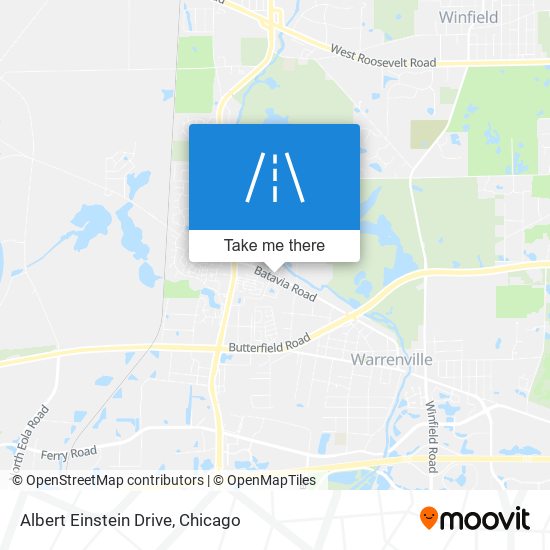 Mapa de Albert Einstein Drive