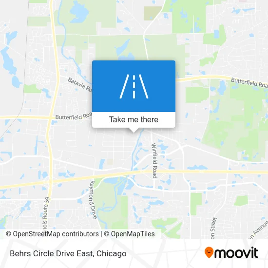 Behrs Circle Drive East map